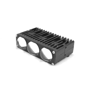 Automotive LED Grille Driving Light Three Lens Led Projector Car Spotlight for Motorcycle Vehicles and SUV
