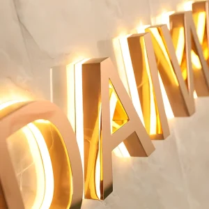B2B Custom LED Giant Logo Light Bar Independent Channel Outdoor Color for Office & Retail Shop for Decoration Clearance Sale