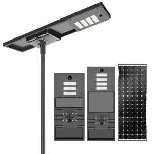 BOSUN High Power Waterproof Ip65 Aluminum 120W 180w 240wAll in One Solar Street Light for Highway Outdoor Lighting