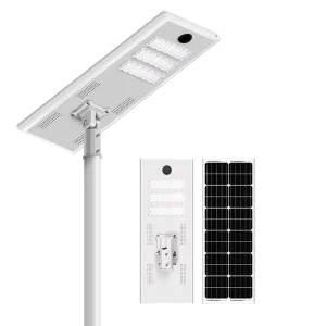 BOSUN IP65 Waterproof Solar Lights Road Street Lamp Outdoors Induction LED All-in-One Solar Street Light Pole