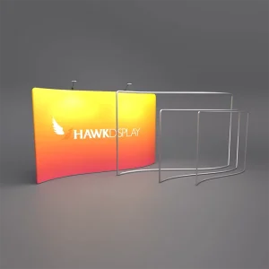 Backdrop Banner Stand Durable Tradeshow Booth and Custom Exhibition Booth for Professional Display Solutions