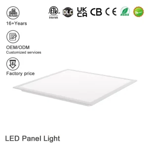 Backlight Led Panel Lights Listed Lighting Pmma Led Panel for Supermarket Office Hospital