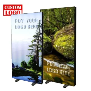 Backlit LED Flex Banner Fabric Light Boxes Light Box Movie Posters Wall Mounted LED Menu Board Advertising Light Box