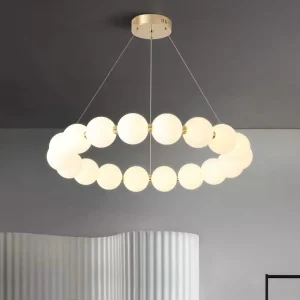 Ball Modern Decorative LED Chandelier for Home Hanging Lamps Living Room Morden Lights Decoration Chandeliers Pendant Lights