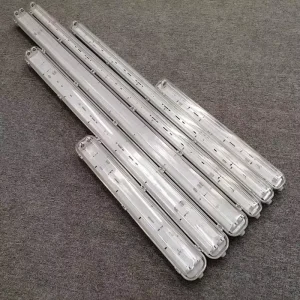 Batten Lamps Car Parking Lot IP65 IK08 Triproof Light Plastic Tube Light High Lumens Outdoor LED Triproof Light