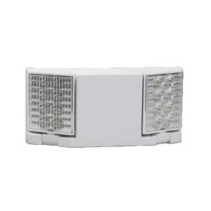 Battery Backup Twin Spot LED Emergency Light with Ni Cd Battery 1.5 Hours Emergency Lighting IP20 Rated Cold White 6500K