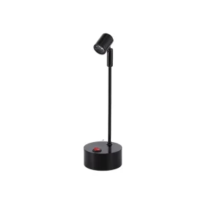 Battery Operated Silver Black 3W LED Cabinet Light for Display Cabinet Exhibition Showcase Lighting