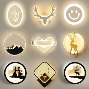 Bedroom Living Room Background Wall Lamps Modern Minimalist Creative Staircase Aisle Wall Bedside Lamp Indoor LED Wall Light 240