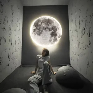 Bedroom Living Room Corridor Staircase Luxury Wall Lamp Home Decoration Lamp Modern Led Interior Lighting Moon Wall Lamp