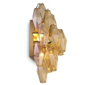 Bespoke Modern Indoor Wall Lamp Sconce Light Hand Blown Art Glass Light Source for Bedroom