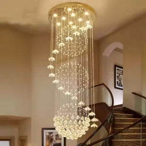 Big Customized Luxury Decoration Ceramic Project Large Hotel Lobby Chandelier Commercial Hall Restaurant Villa Pendant Light