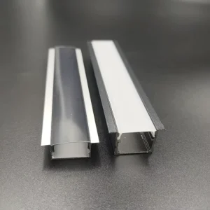 Black 50x40mm Extrusion Aluminum Profile LED Strip Light for Ceiling Bar Lighting Bending Welding Decorations Use