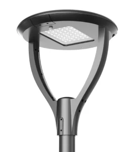 Black Grey Die casting Aluminum Shell IP65 Round Post Top Outdoor LED Street Garden Lamp