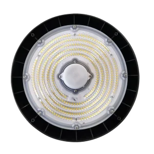 Black Housing UFO LED Highbay 150W 200W 240W Tunable DLC Commercial Industrial Warehouse Workshop Light 120-277V