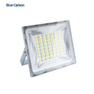 Blue Carbon 100W 200W 300W 500W Solar Projector Lamps With Remote Control Outdoor Waterproof LED Solar Flood Light