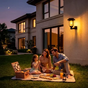 Bright Bird High Quality Waterproof Small Decor Lamp Wall Fence Garden Wall Mount Led Solar Light Outdoor