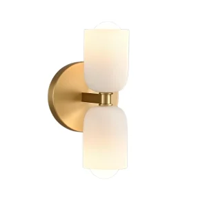 Bronze Glass Wall Lamp Modern Living Room Warm White Adjustable Light Source Wall Lamp 400K3646
