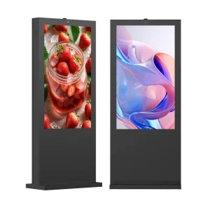 Bus Station Wayfinding Touch Screen Kiosk for Bus Shelter Advertising 55 Inch 622A IP65 Outdoor LCD Kiosk