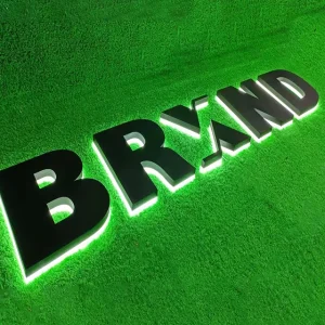 Business Logo Acrylic LED Letter Sign Custom Decoration Office 3D LED Illuminated Business Sign LED Sign