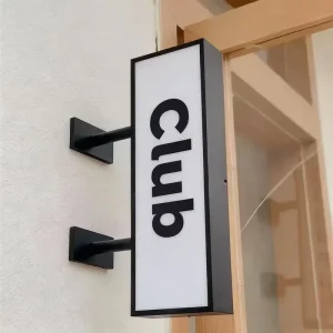 Business Shop Sign Lights Circular LED Light Box Bright Sign Illuminated Letters LED Light Custom 3D Light Sign