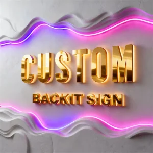 Business Sign Custom Made Metal Logo Shop Sign Maker 3D Channel Letter Indoor Outdoor Personalized Custom Metal Signs
