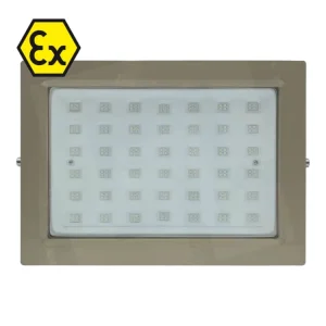 C01MSeries 50W 100W 120W 150W 200W Medium Square Orange/Gray Aluminum Flameproof Type LED Explosion-proof Light with U-bracket