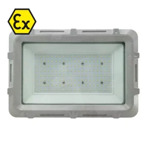 C01PSeries II T6 85℃ 50 200W Canopy Fixture 3030 SMD ATEX Certification Petrol Station LED Heavy Square Explosion proof Light