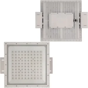 C59Series Square White Gray Aluminum Explosion Proof ATEX Embedded Hanging Mount Stadium Flood LED Gas Station Light
