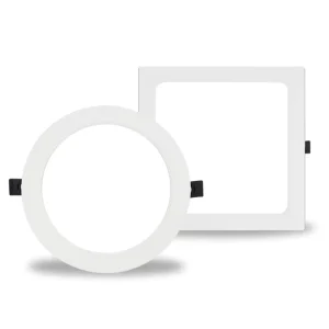 CE CB ROHS Certification Plastic Commercial Indoor Lights Customized Size Slim Mini Round Recessed Backlit DOB LED Panel Light