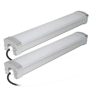 CE CB SAA ETL IP66 Triproof LED Linear Lamp Warehouse 2ft 4ft 5ft Luminous Light DALI Battery Lighting Time Sensor Garage Room