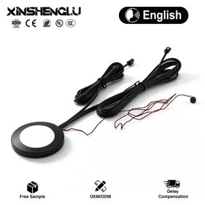 CE Certified 12V LED Cabinet Voice Activated Sensor Switch Mode Customizable Commands for Smart OEM ODM