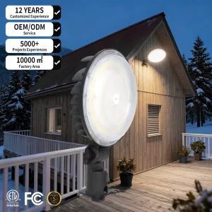 CE DLC ETL Listed Outdoor LED Barn Light SMD IP65 Waterproof Yard Lighting for Warehouse Street