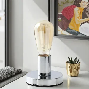 CE ETL Certified Hospitality Project Lighting Nordic Simple E26 Table Lamp for Hotel Guestroom Custom Finish Bedside Desk Light