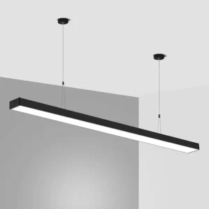 CE ETL FCC NOM TISI One by One LED Linear Pendant Light for Supermarket Library Office School