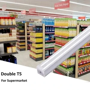 CE ETL Linear Dimmable Batten Lamp Fixture Aluminium Tubo 4ft 5ft 8ft 36w 20w 18w Linkable Commercial T5 LED Tube Light