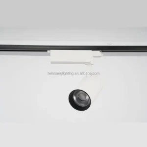 CE RoHS SAA Certified COB LED Track Spot Light 15W 25W 30W Modern Track Rail Commercial Lighting Suspended Black White