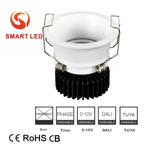 CE Rohs 5W 10W 20W 30W Deep Adjustable LED Ceiling Spot Light RA80 RA90 RA97 2700-6500K for Super Mall Clothes Shop