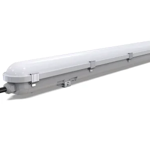 60W Linear LED Emergency Tri Proof Light IP66 IK10 Central System 100-264V Flicker-Free 5-Year Warranty CE/CB/SAA Surface Mount