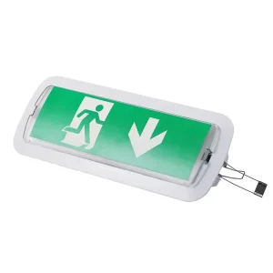 CE&CB IP20 Rechargeable Plastic Emergency LED Light with Test Button for Easy Check 3 Hours Operation Outdoor Use