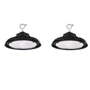 CGT HBG9 Power CCT Switchable 0-10V DIM SMD 2835 Brand Driver UFO High Bay Canopy Light 100W 150W 200W 240W