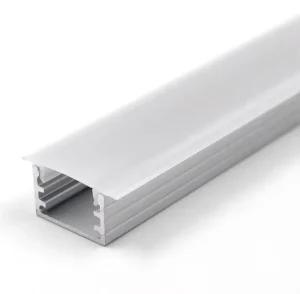 CHANNEL Aluminum LED Profile Light with Recessed LED Channel Custom Length Silver Black Color Cutting Welding Services