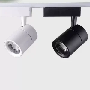 COB Aluminum Track Lights for Commercial Stores Clothing Shops Exhibition Halls Super Bright LED Surface Mounted CRI 95 6000K