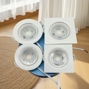 COB Downlight Recessed 3W 5W 7W 9W Square Spotlight 3000K-6500K Commercial Lighting for Latin America