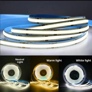 COB LED Low Voltage Multi Color Dimmable Cabinet Ceiling Light Warm White Options Self Adhesive Wardrobe Cabinet