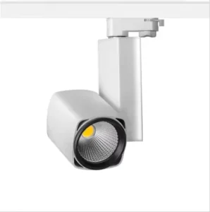 COB Light 10W 20W 30W Adjustable LED Track Spot Light Fixtures Surface Mounted Spotlights Aluminum Track Light