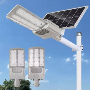 COVEDA Ip67 Waterproof 400W 500W Light Remote Control Aluminum 6V 40W 50W Panel Lithium Battery Smd Split Led Solar Street Light