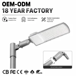 CRANE Commercial AC Aluminum LED Street Light IP65 140Lm W SMD 2835 Outdoor Roadway Lamp for Parking Lot Lighting 5 Year