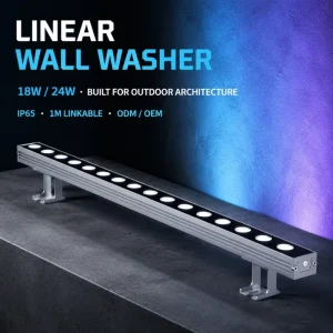 CRANE OEM ODM Anti Glare Uniform Optical Beam Architectural Linear Wall Washer Light for Cultural & Art Center