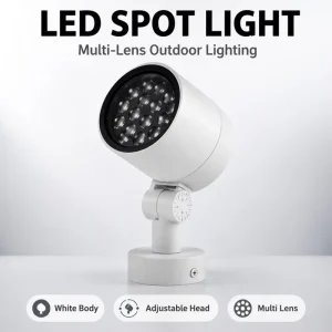 CRANE RGBW DMX512 LED Flood Light IP65 Outdoor Architectural Stand Base Garden Landscape Spotlight 3 48W Lamp Matrix B