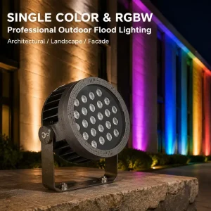 CREE SMD IP66 Rating Gardens Outdoor Flood Lights 54W 60W 72W RGBW 2700 6500K LED Landscape Spot Light Ground Spot Flood Lights